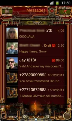 GOSMS Steampunk Theme android App screenshot 0